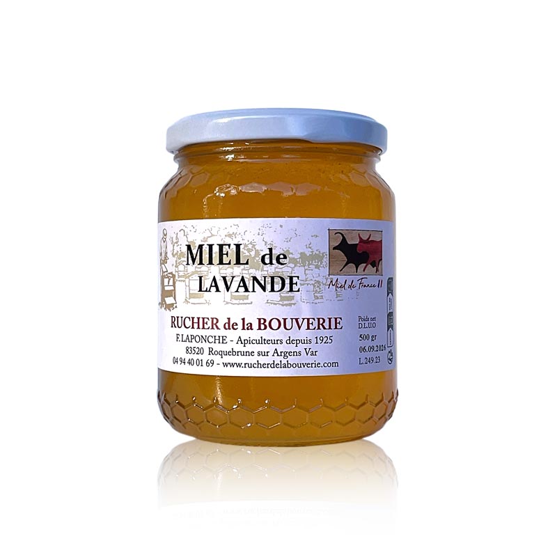 Lavendelhonig 500 g, Vorderseite