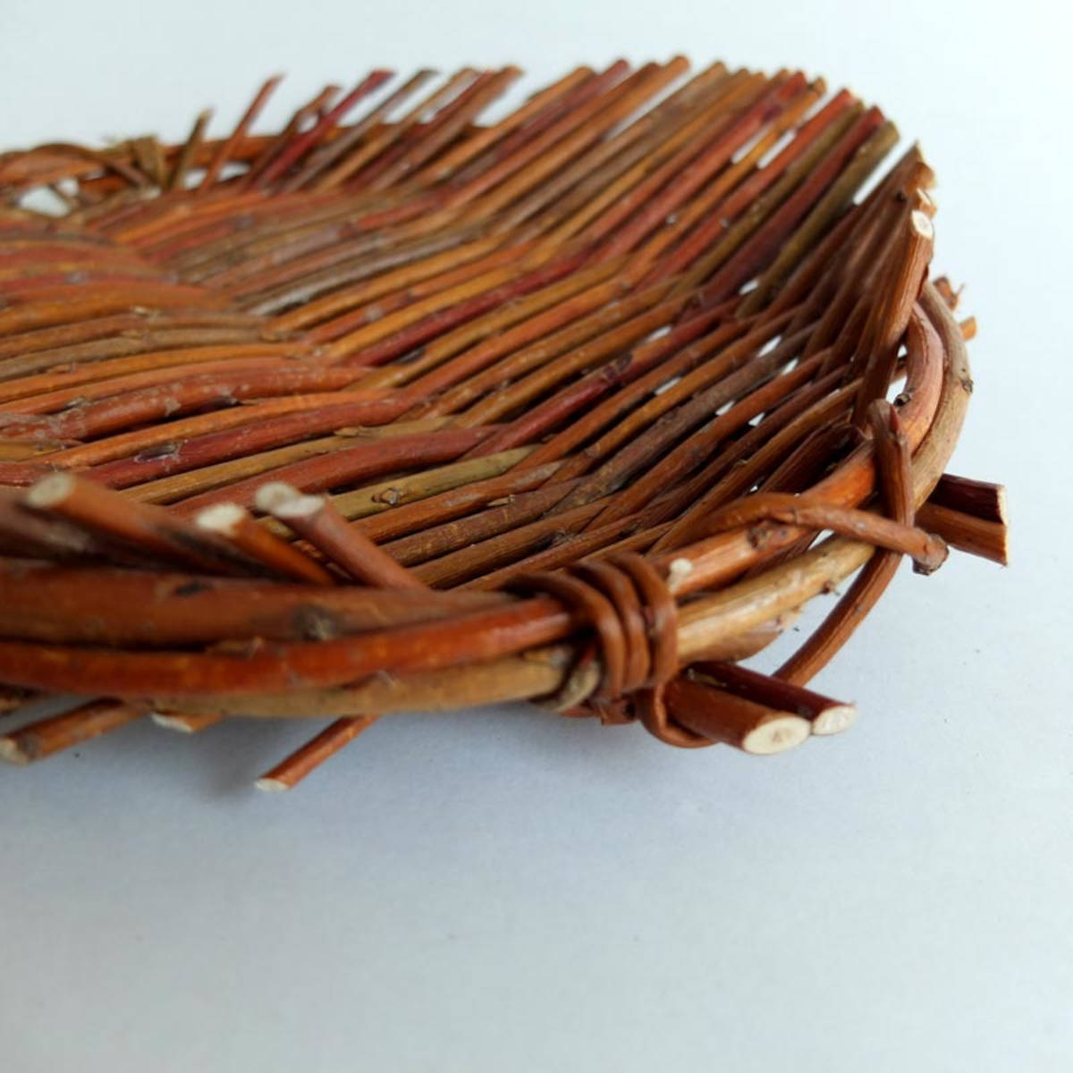 Weidenschale handgearbeitet, Größe XL, Detailansicht Provenzalische Weidenschale, Größe XL