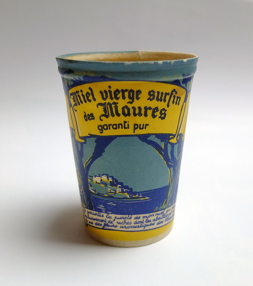 Honigbecher aus der Frühzeit der Imkerei Laponche Honigbecher "Miel des Maures"